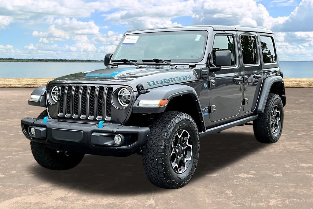 Used 2022 Jeep Wrangler Unlimited Rubicon 4xe w/ Steel Bumper Group AWD/4WD image 4