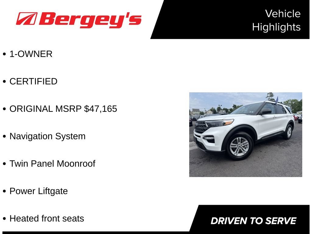 Certified 2022 Ford Explorer XLT w/ Equipment Group 202A AWD/4WD image 5