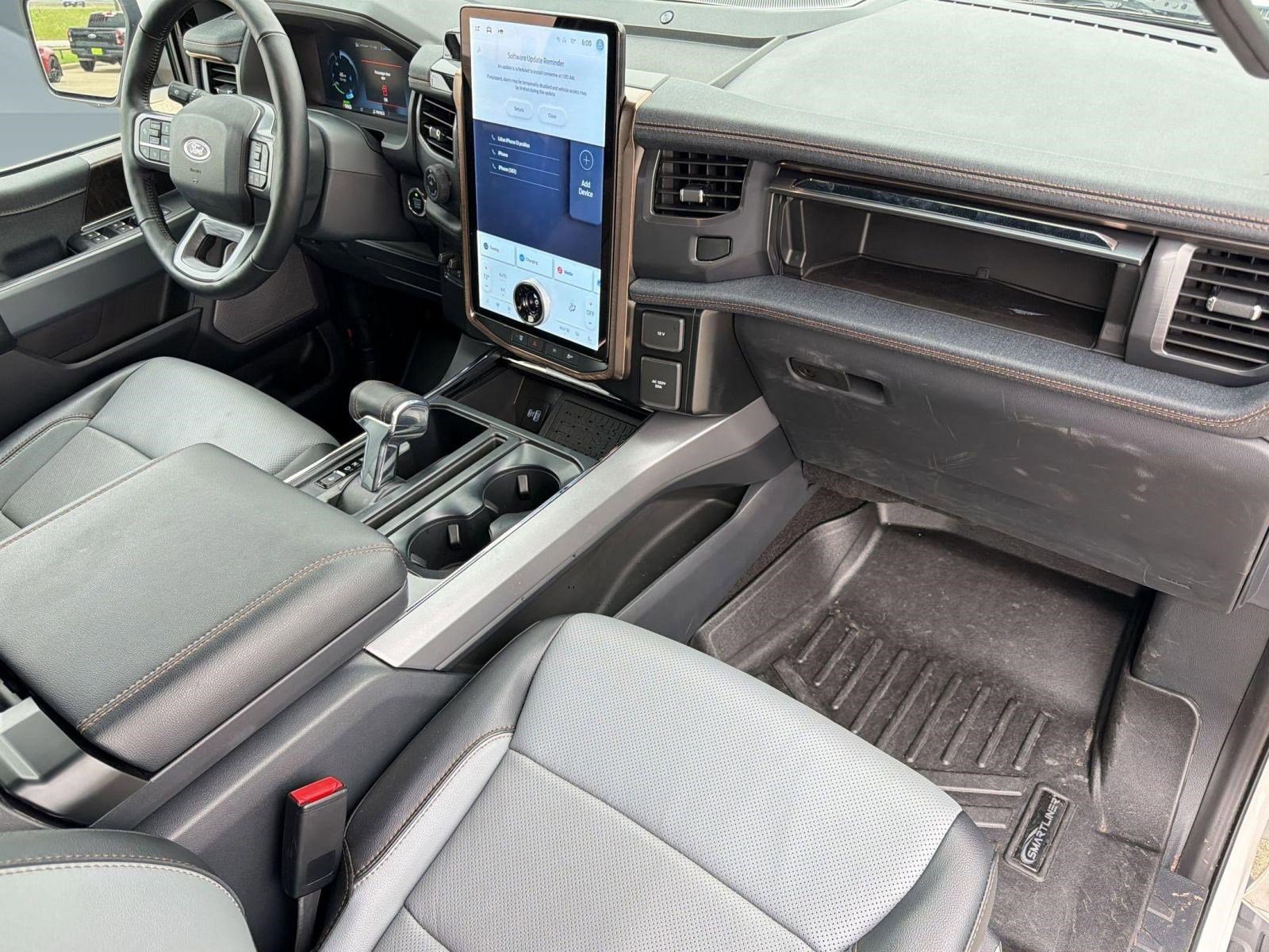 Certified 2023 Ford F150 Lightning Lariat w/ Equipment Group 511A High image 28