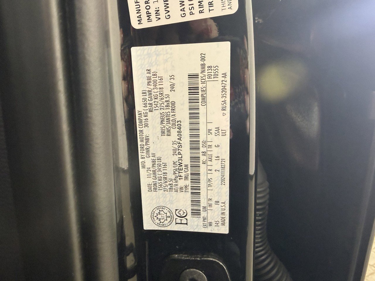Certified 2025 Ford F150 XLT w/ Equipment Group 301A Standard AWD/4WD image 26