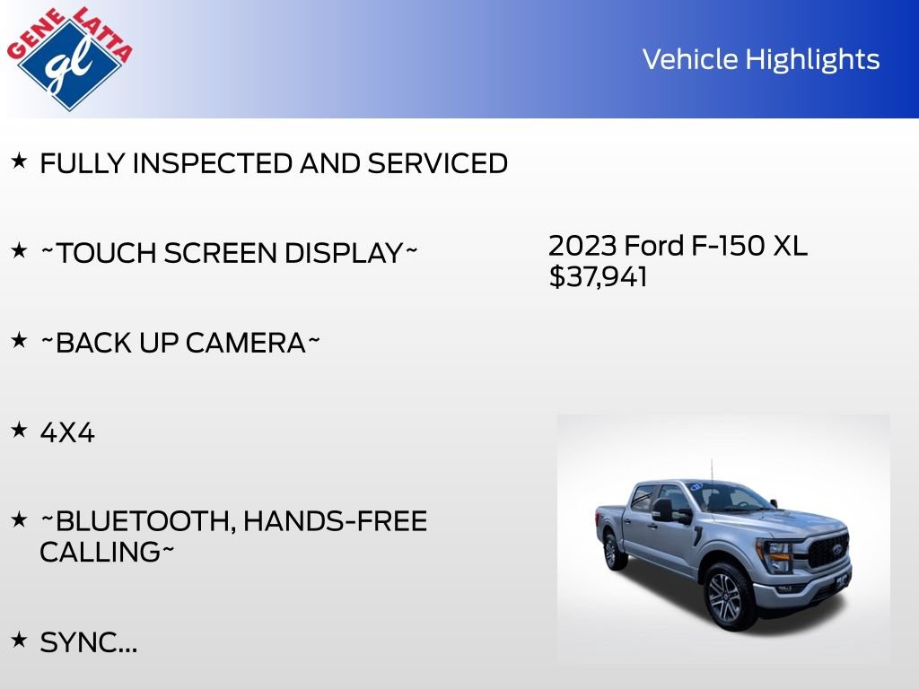 Certified 2023 Ford F150 XL w/ STX Appearance Package AWD/4WD image 31