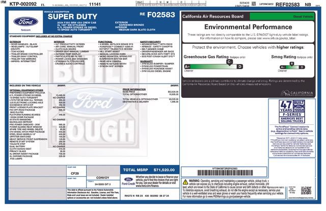 Certified 2024 Ford F350 XL w/ XL Driver Assist Package AWD/4WD image 22