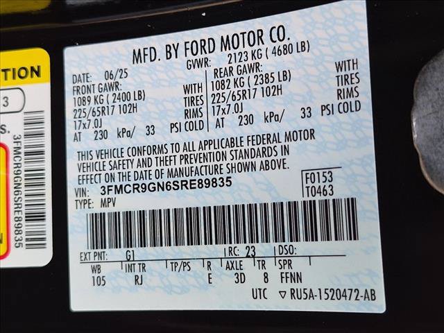 Certified 2025 Ford Bronco Sport Heritage w/ Convenience Package AWD/4WD image 24