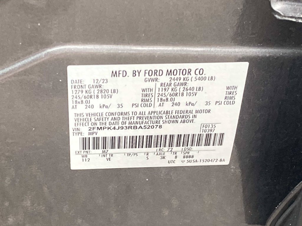 Certified 2024 Ford Edge SEL AWD/4WD image 22