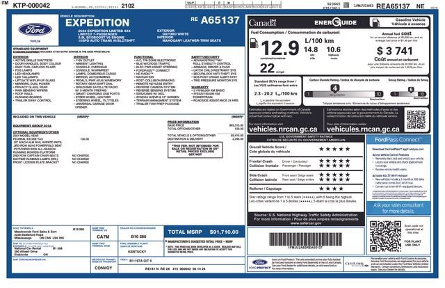 Certified 2024 Ford Expedition Limited AWD/4WD image 35