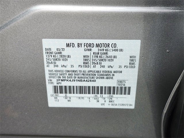 Certified 2022 Ford Edge ST-Line image 32