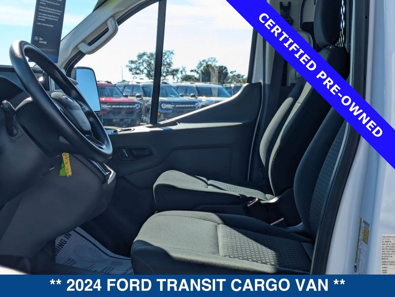 Certified 2024 Ford Transit 250 Low Roof w/ Exterior Upgrade Package image 17