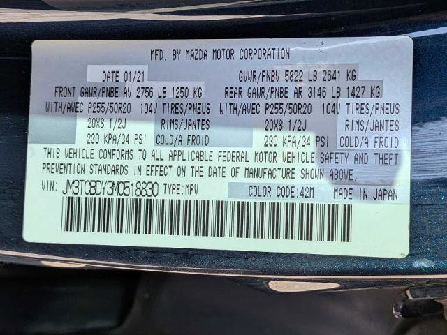 Used 2021 MAZDA CX-9 Grand Touring AWD/4WD image 37