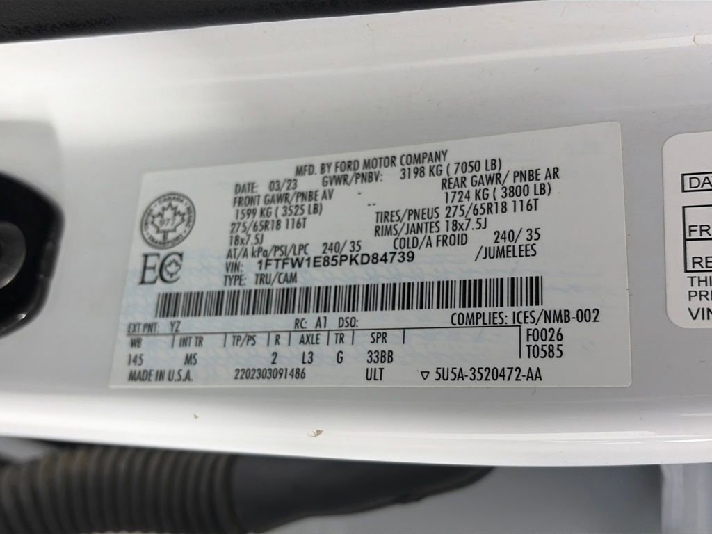 Certified 2023 Ford F150 XLT w/ Equipment Group 302A High image 9