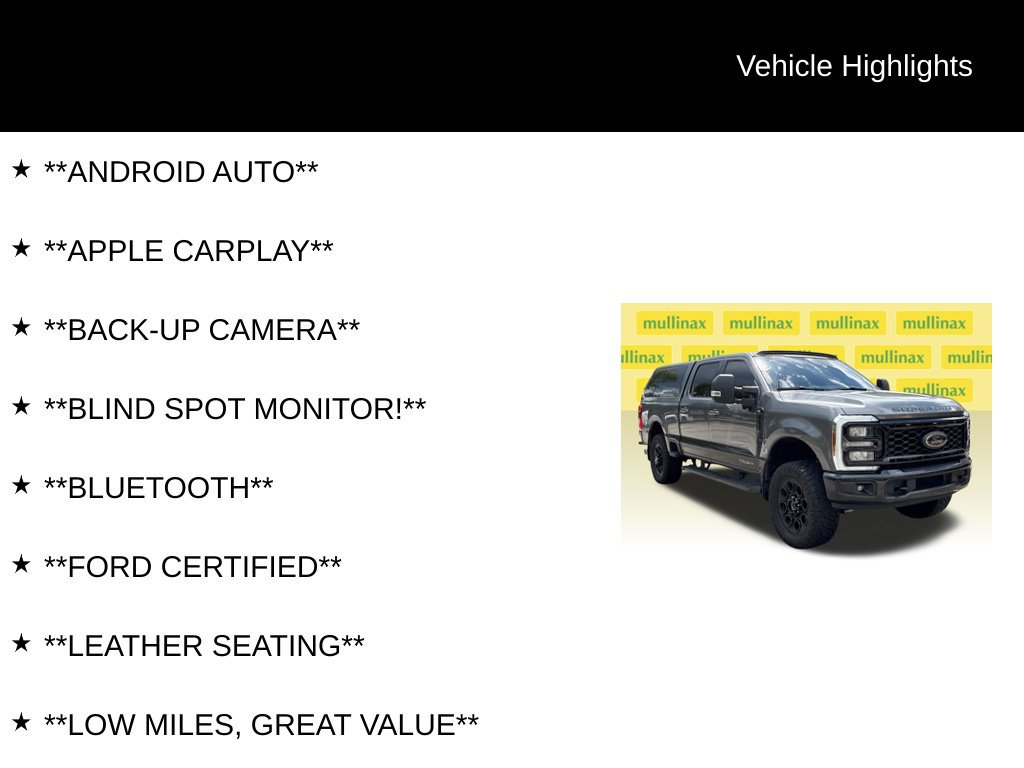 Certified 2025 Ford F250 XLT w/ Black Appearance Package AWD/4WD image 13