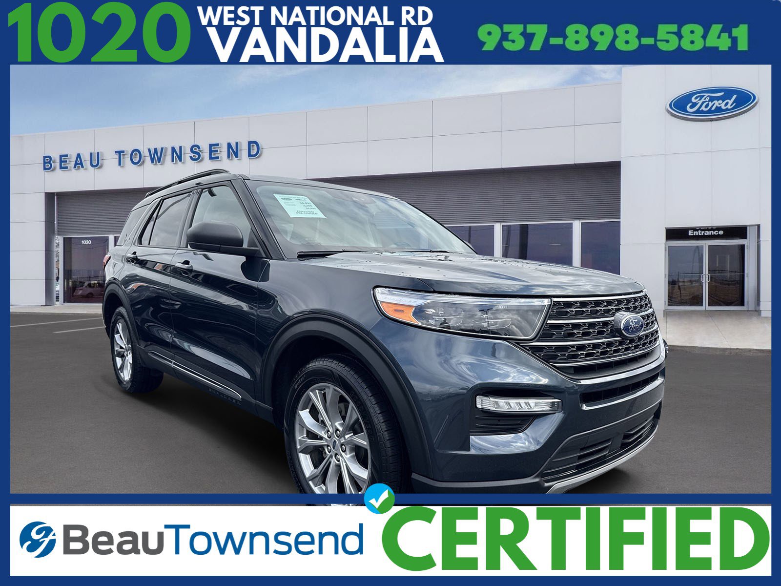 Certified 2022 Ford Explorer XLT w/ Equipment Group 202A