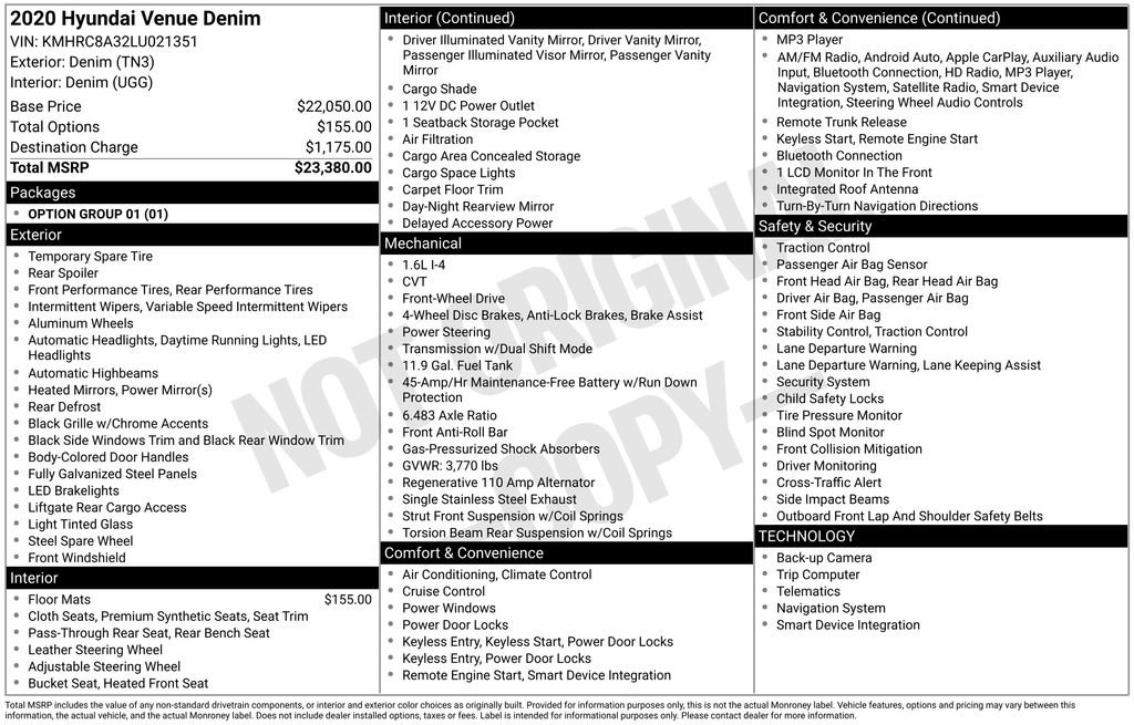 Used 2020 Hyundai Venue image 30