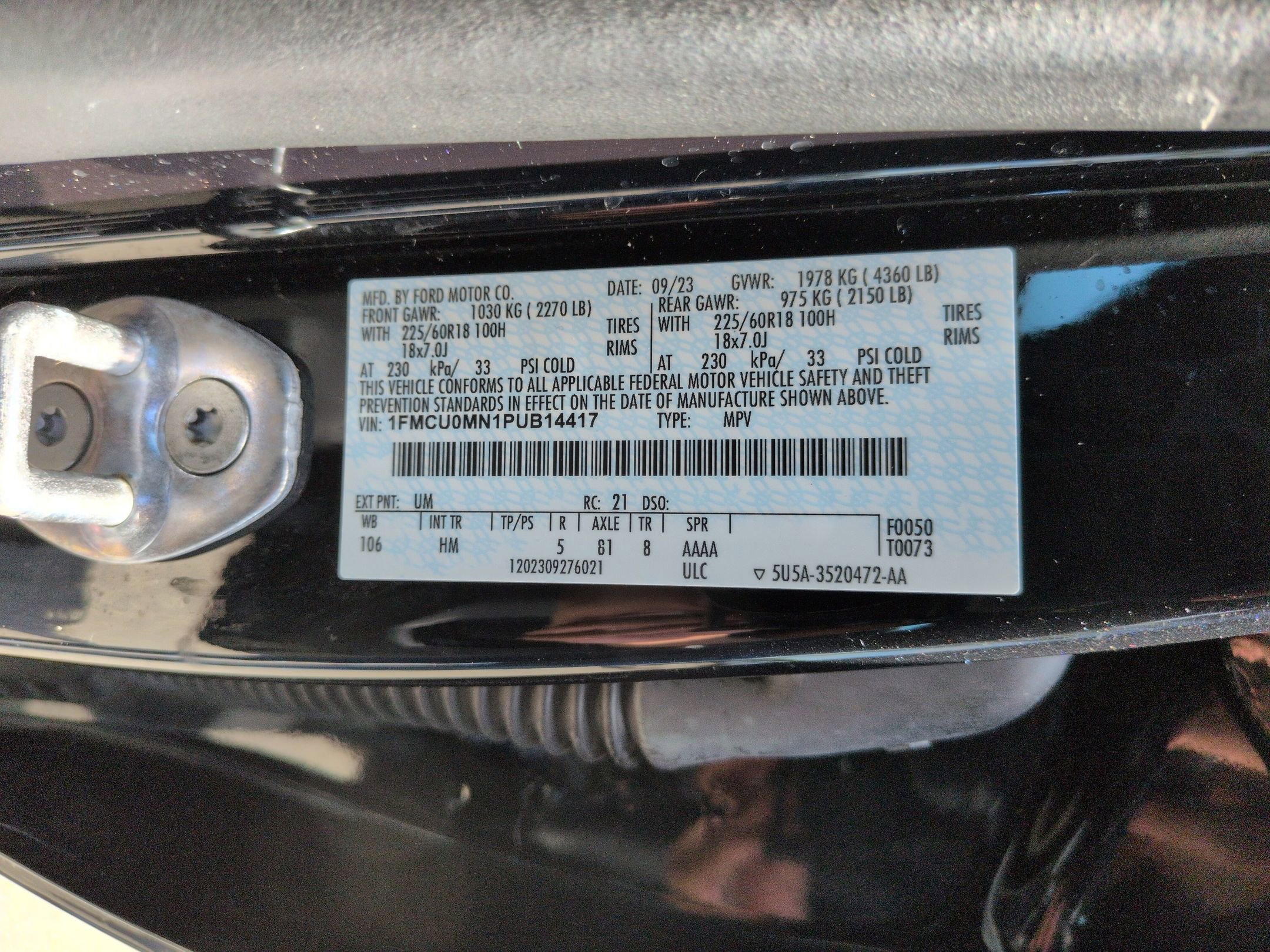 Certified 2023 Ford Escape ST-Line w/ Tech Pack #1 FWD image 39