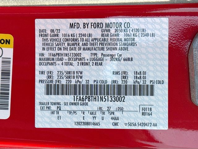 Certified 2022 Ford Mustang Premium image 31