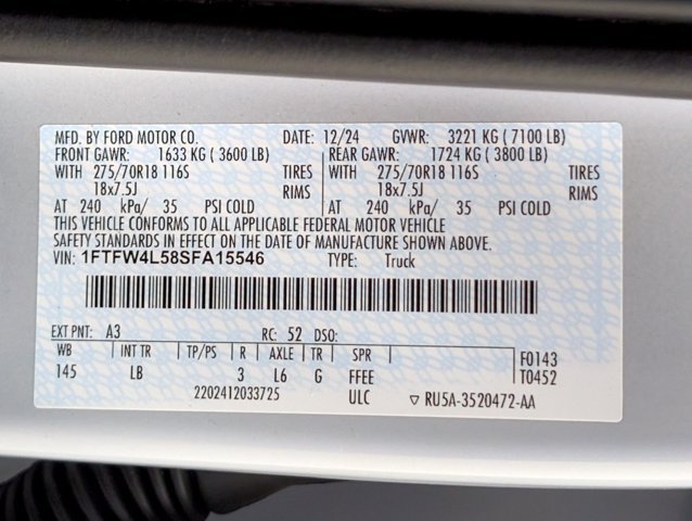 Certified 2025 Ford F150 Tremor AWD/4WD image 31