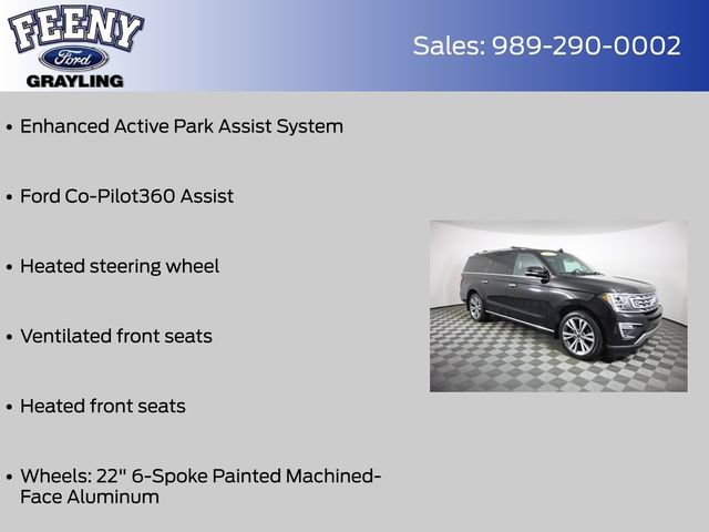 Certified 2020 Ford Expedition Max Limited w/ Equipment Group 302A AWD/4WD image 18