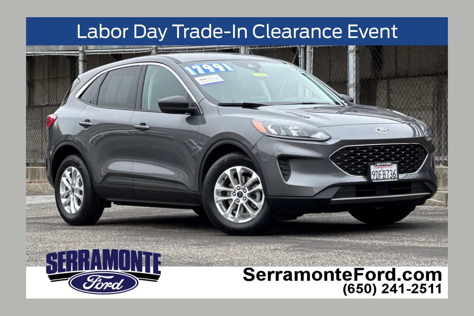 Certified 2022 Ford Escape SE w/ Convenience Package