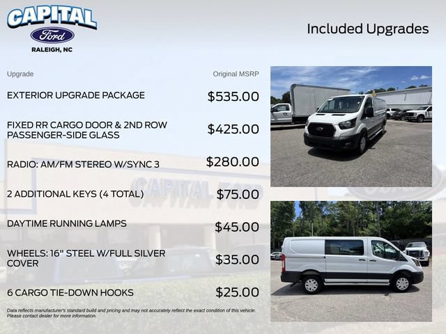 Certified 2025 Ford Transit 250 Low Roof w/ Exterior Upgrade Package RWD image 3