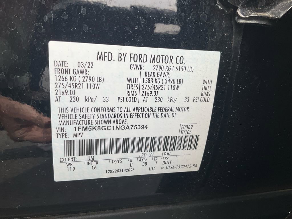 Certified 2022 Ford Explorer ST w/ Equipment Group 401A AWD/4WD image 18