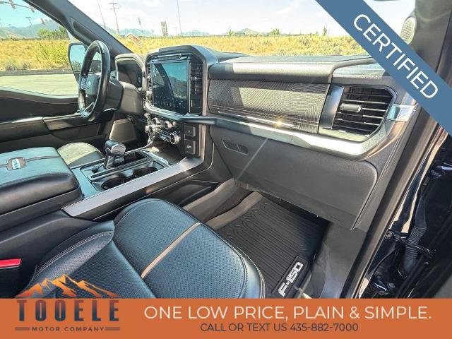 Certified 2022 Ford F150 Platinum w/ Equipment Group 701A High AWD/4WD image 39
