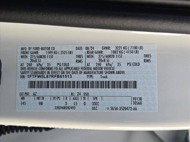 Certified 2024 Ford F150 Lariat w/ Tow/Haul Package AWD/4WD image 14
