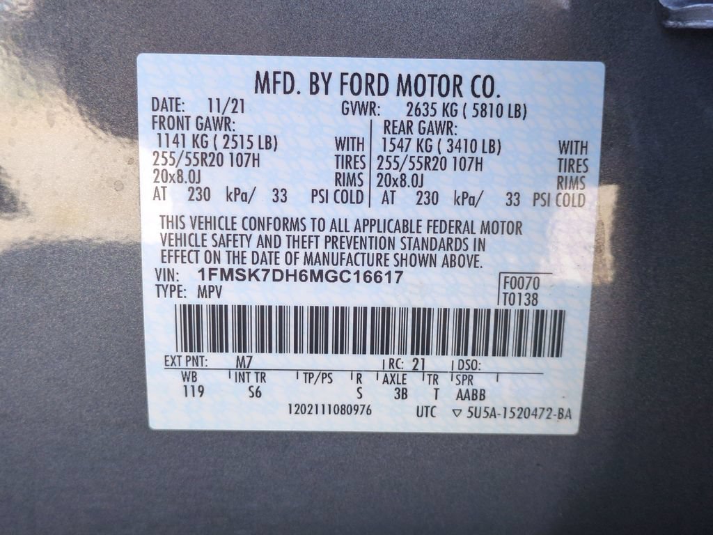 Certified 2021 Ford Explorer XLT w/ Equipment Group 202A RWD image 29