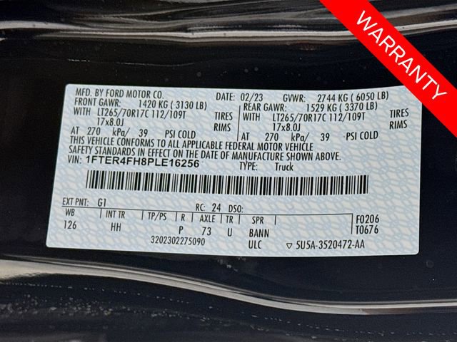 Certified 2023 Ford Ranger Lariat w/ Tremor Off-Road Package image 31