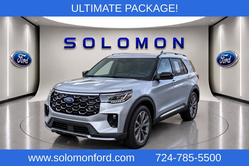 Certified 2025 Ford Explorer Platinum w/ Ultimate Package