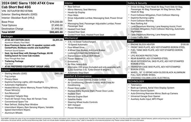 Used 2024 GMC Sierra 1500 AT4X w/ AT4X AEV Edition image 20