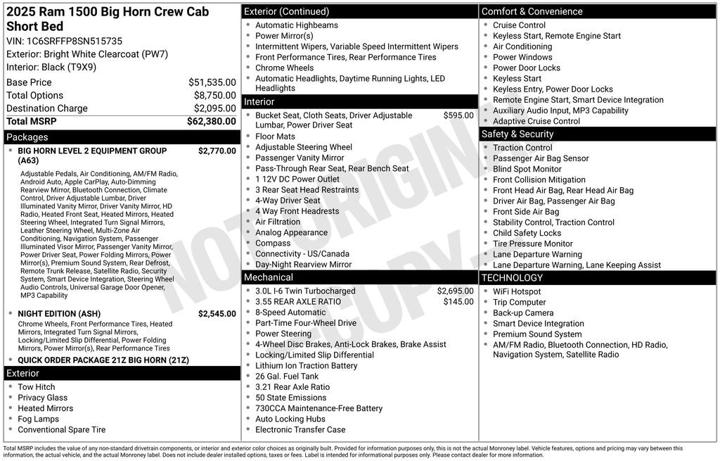 Used 2025 RAM 1500 Big Horn image 7