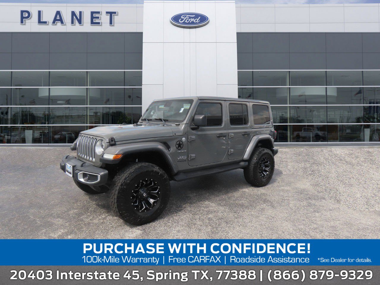 Used 2020 Jeep Wrangler Unlimited Sahara AWD/4WD image 1