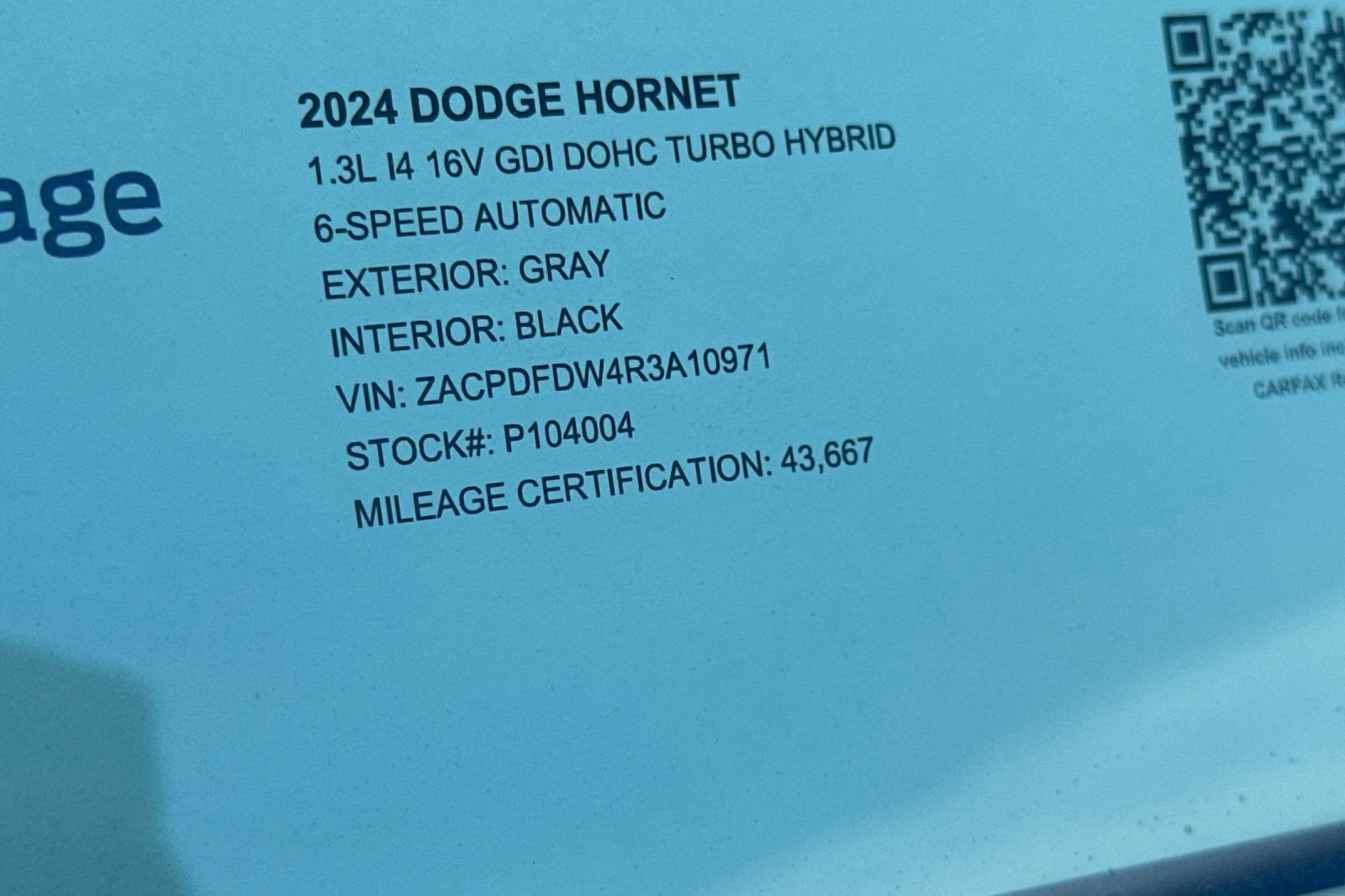 Used 2024 Dodge Hornet R/T Plus AWD/4WD image 25