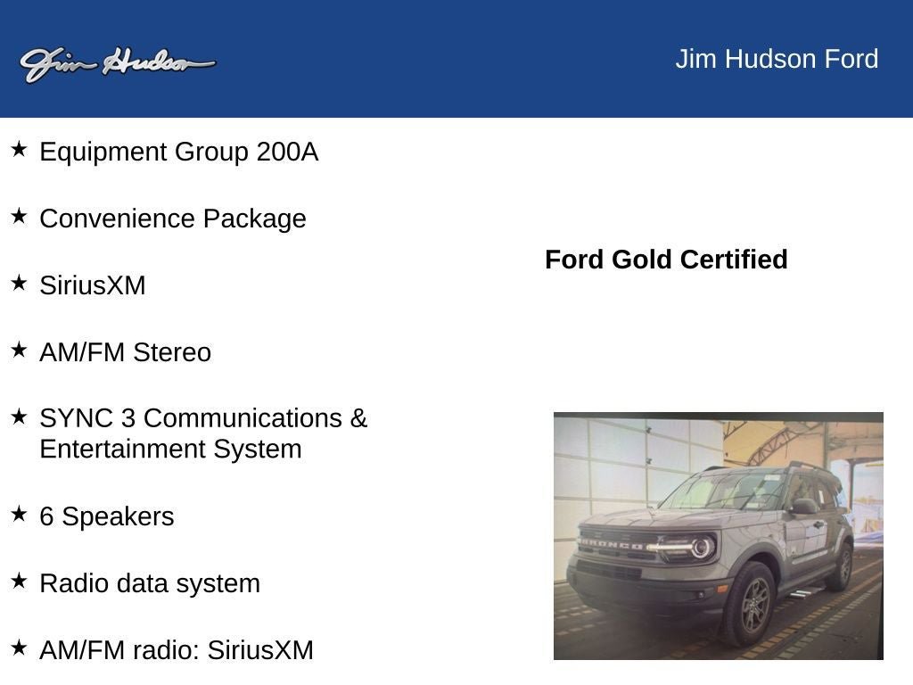 Certified 2023 Ford Bronco Sport Big Bend w/ Convenience Package AWD/4WD image 8