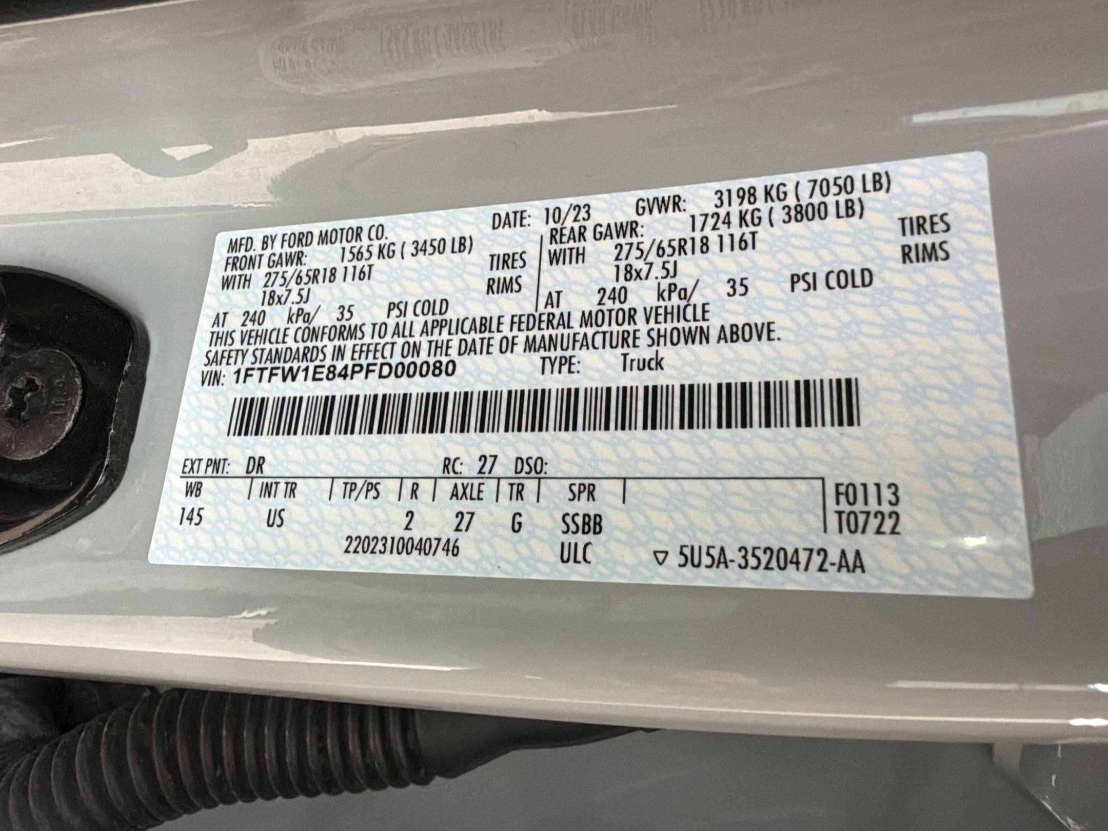 Certified 2023 Ford F150 XLT w/ Equipment Group 302A High AWD/4WD image 18