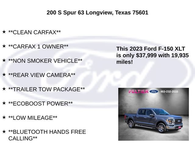 Certified 2023 Ford F150 XLT w/ Equipment Group 302A High RWD image 5