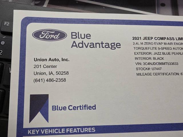 Used 2021 Jeep Compass Limited AWD/4WD image 27