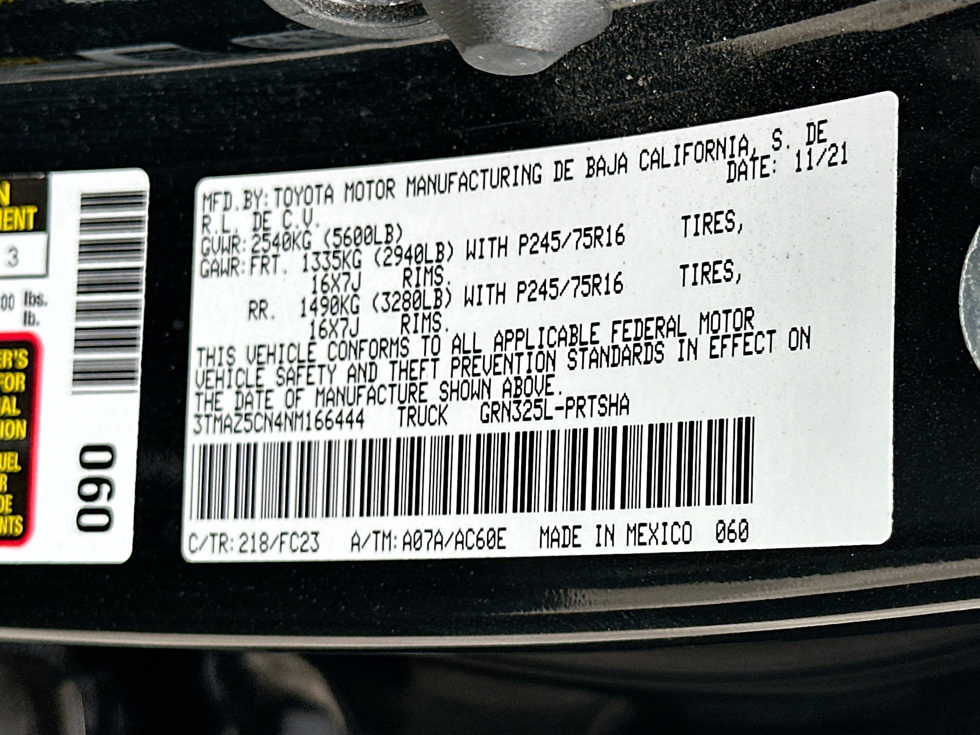 Used 2022 Toyota Tacoma SR5 w/ Technology Package RWD image 28