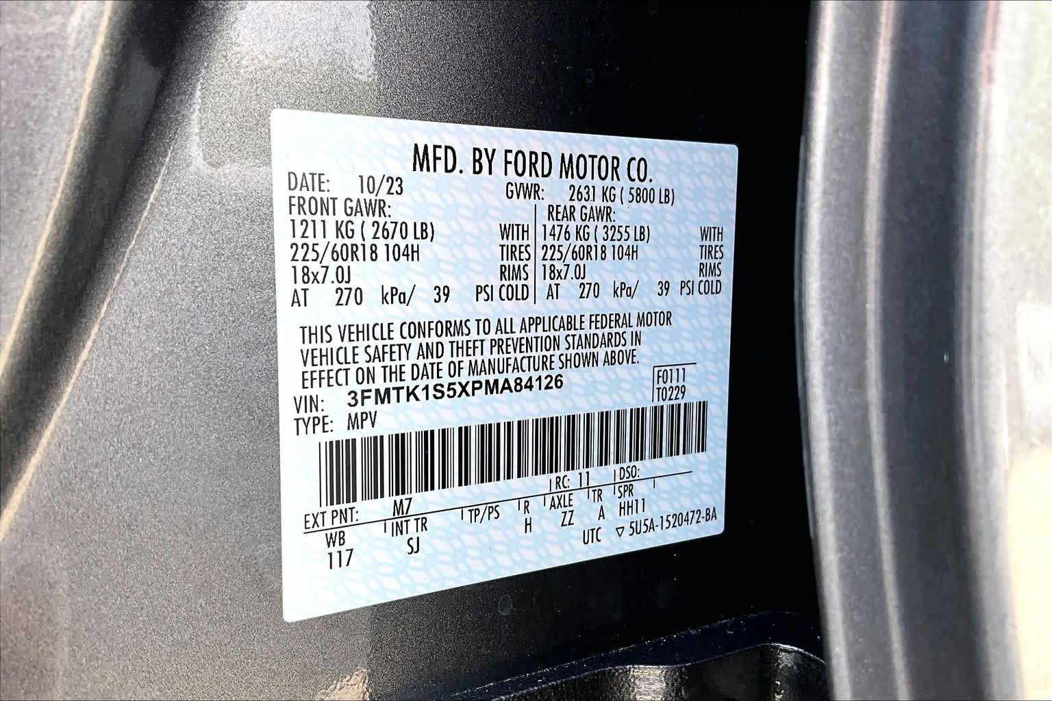 Certified 2023 Ford Mustang Mach-E Select w/ Comfort Package Lite AWD/4WD image 33