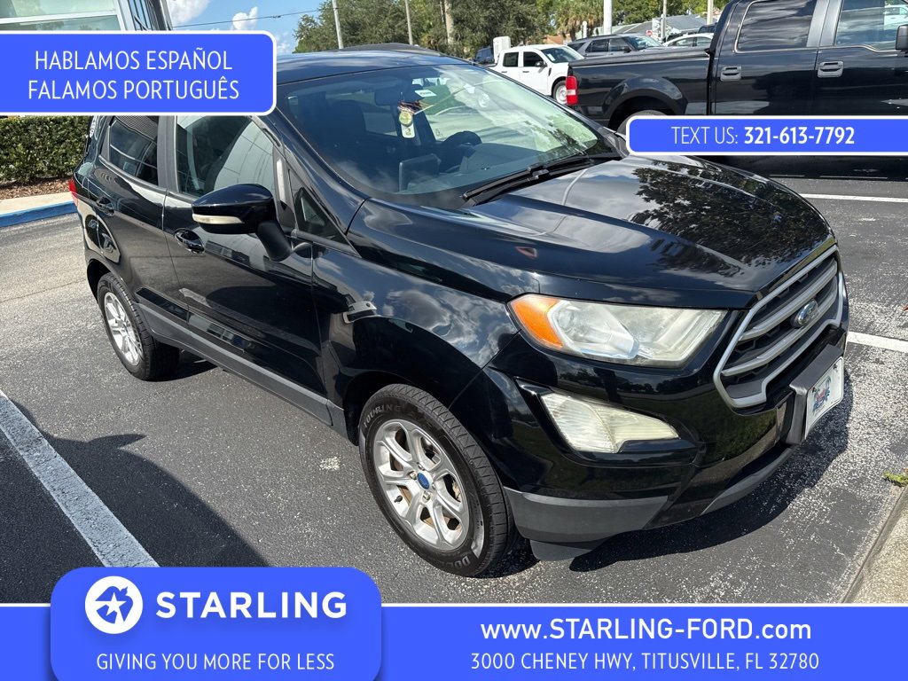 Certified 2020 Ford EcoSport SE w/ SE Convenience Package
