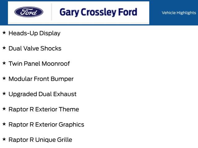 Certified 2025 Ford F150 Raptor w/ Equipment Group 803A Raptor R AWD/4WD image 32