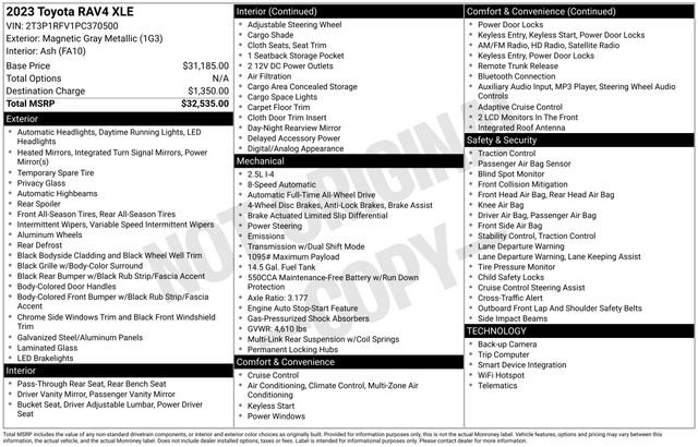 Used 2023 Toyota RAV4 XLE image 10