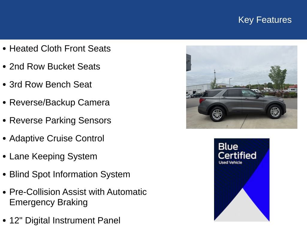 Certified 2026 Ford Explorer Active RWD image 30