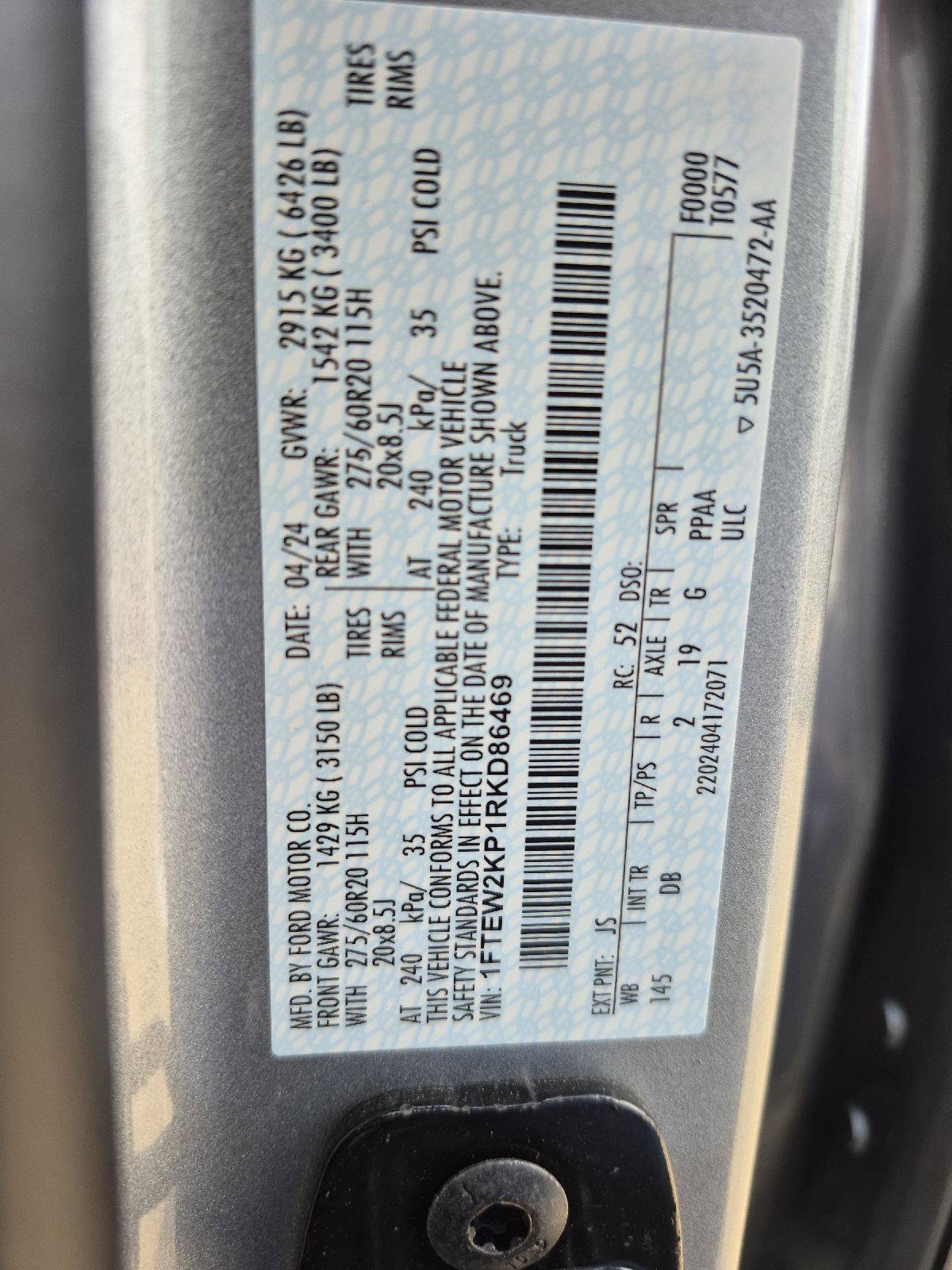 Certified 2024 Ford F150 STX image 5