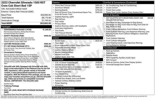 Used 2022 Chevrolet Silverado 1500 RST w/ Convenience Package II AWD/4WD image 14
