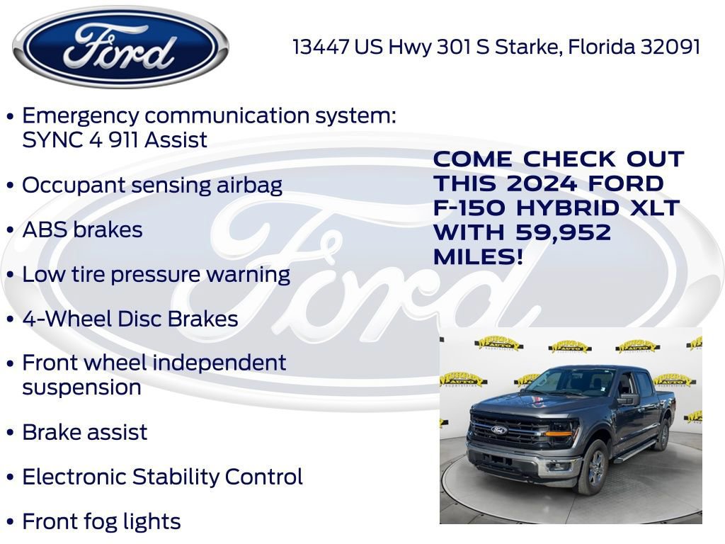Certified 2024 Ford F150 XLT w/ Mobile Office Package image 27