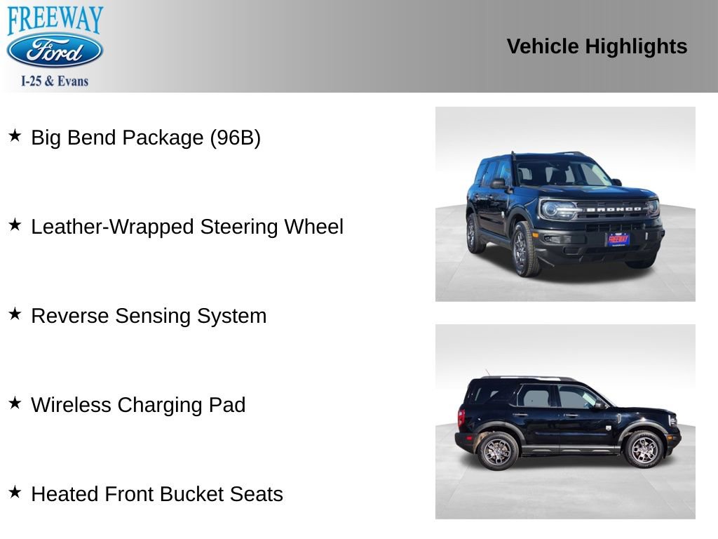 Certified 2021 Ford Bronco Sport Big Bend w/ Big Bend Package (96B) image 3