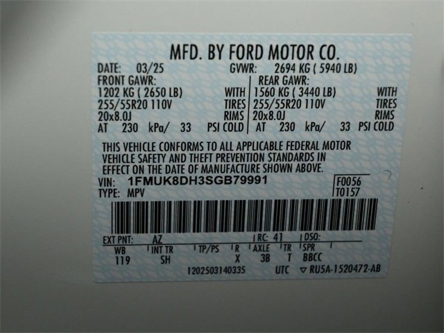 Certified 2025 Ford Explorer Active w/ Active Comfort Package image 54