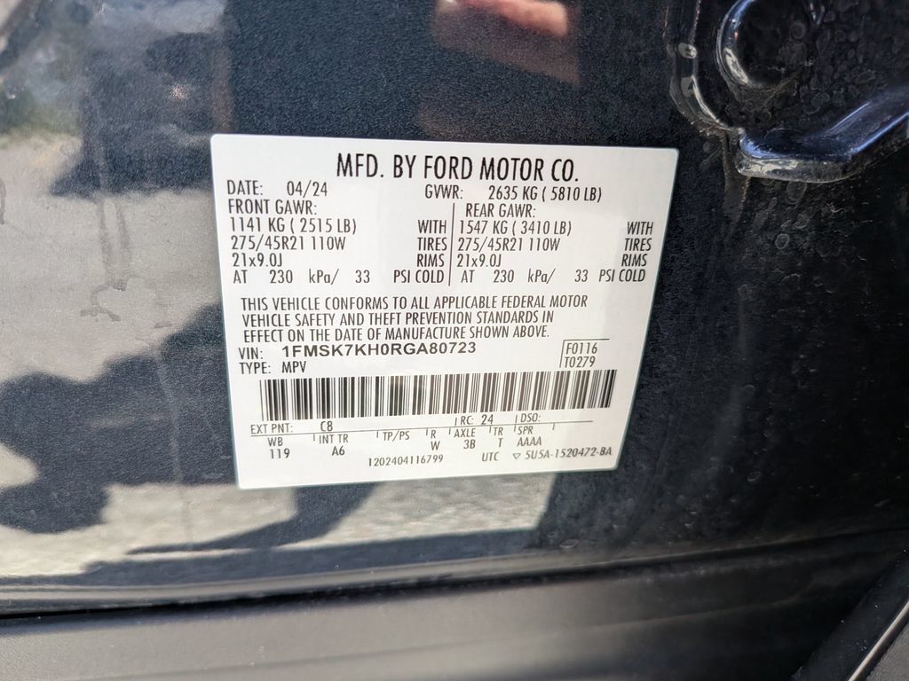 Certified 2024 Ford Explorer ST-Line w/ Class IV Trailer Tow Package RWD image 41