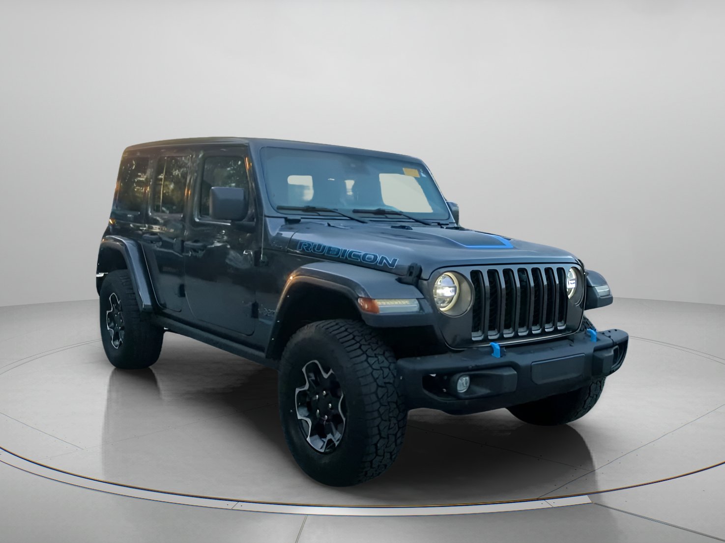 Used 2021 Jeep Wrangler Unlimited Rubicon 4xe w/ Steel Bumper Group AWD/4WD image 2