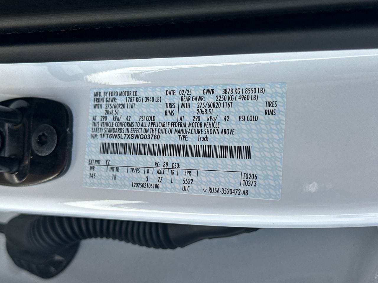 Certified 2025 Ford F150 Lightning Lariat AWD/4WD image 35